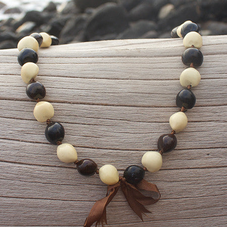 Hawaiian Luau Kukui Nut Necklace Set - Hawaii Star